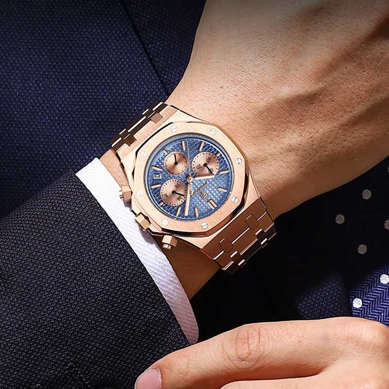 Men's Chronograph Stainless Steel Quartz