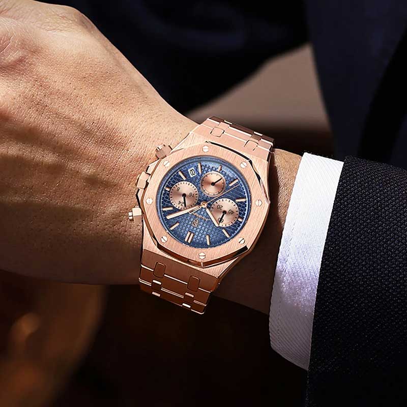 Men's Chronograph Stainless Steel Quartz